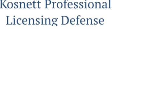 Kosnett Professional Licensing Defense