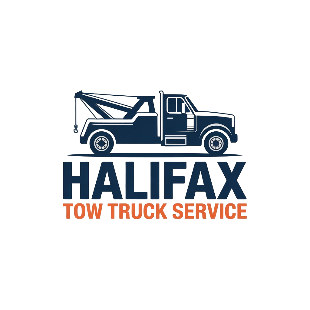 Halifax tow truck service logo