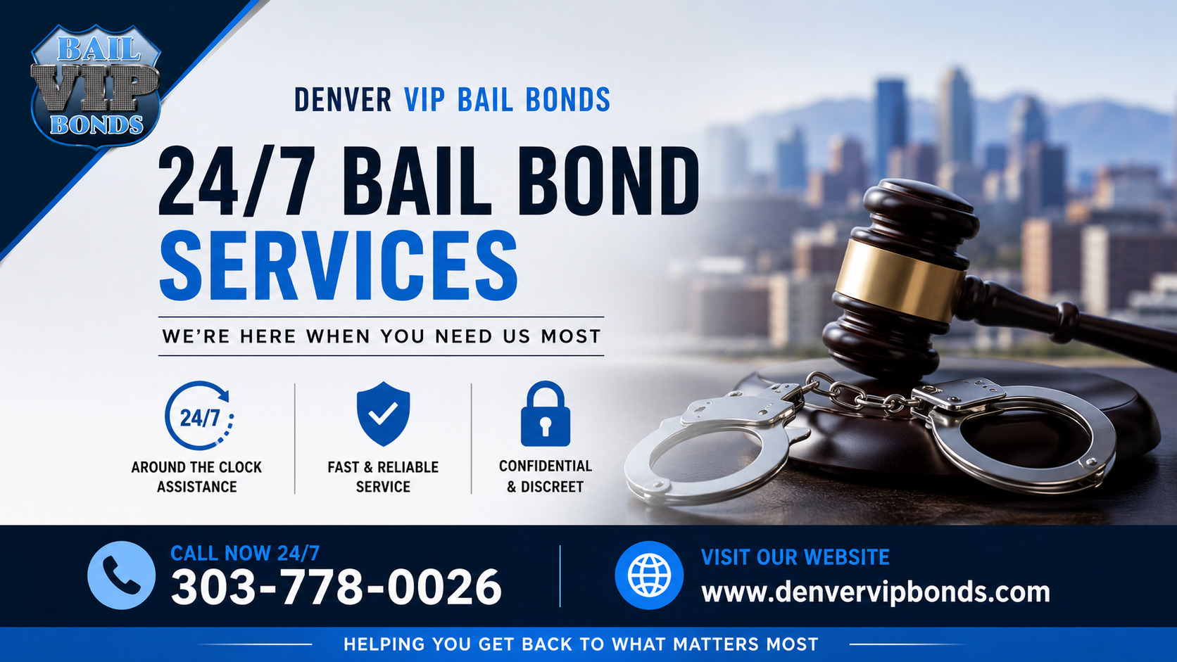 Bail Bonds Services | Denver VIP Bail Bonds