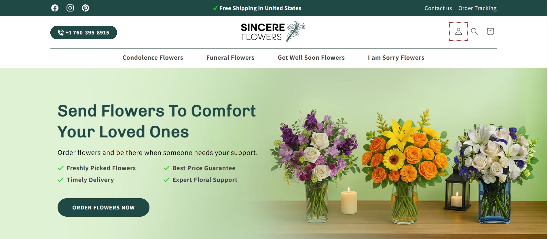 sincere flowers
